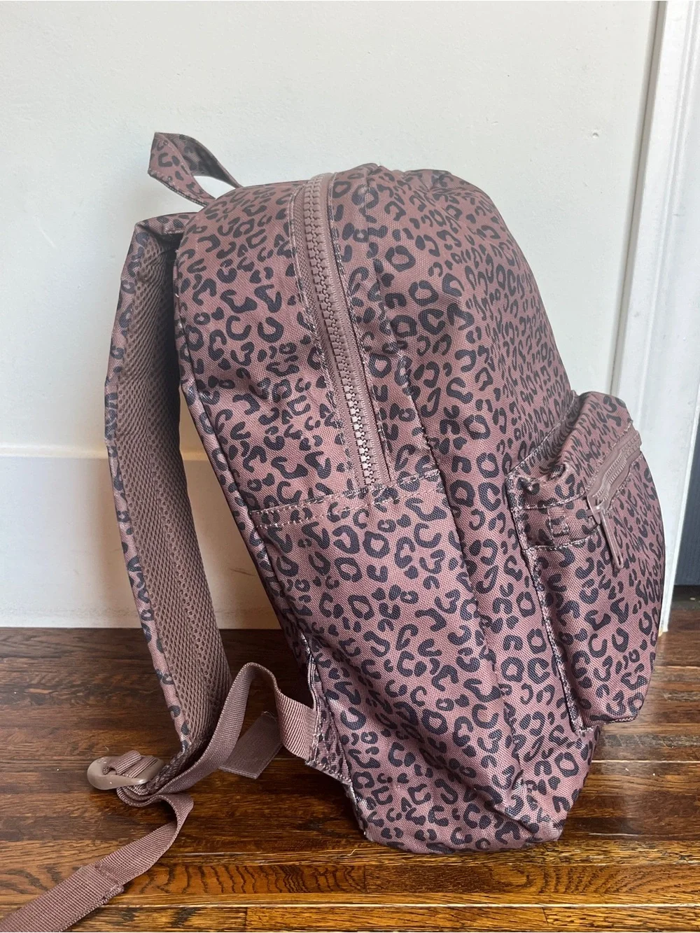 Herschel Leopard Print Backpack — brown & black